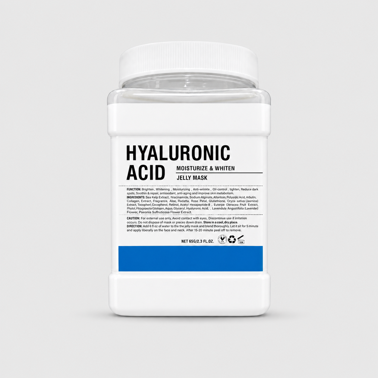 Hyaluronic Acid Moisturize & Whiten Jelly Mask