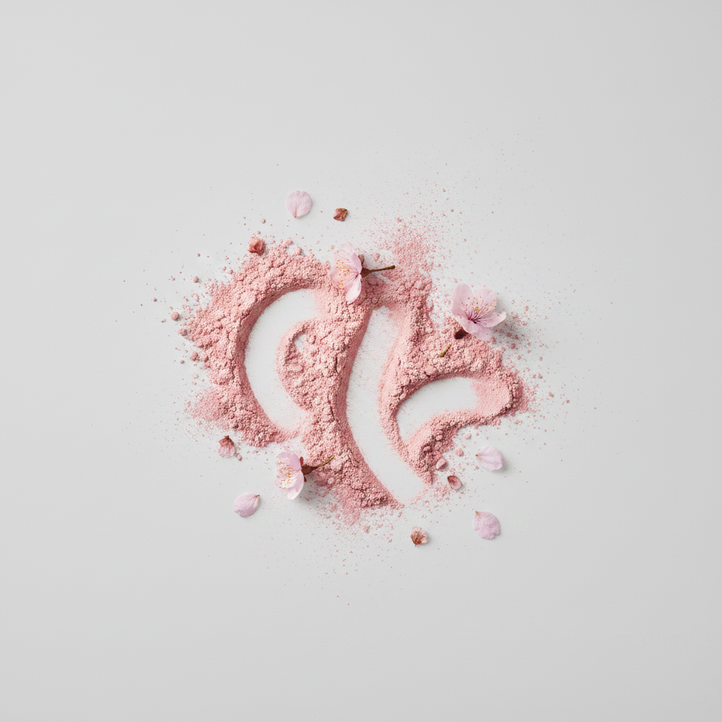 Cherry Crystal Jelly Mask – pink powder texture shot