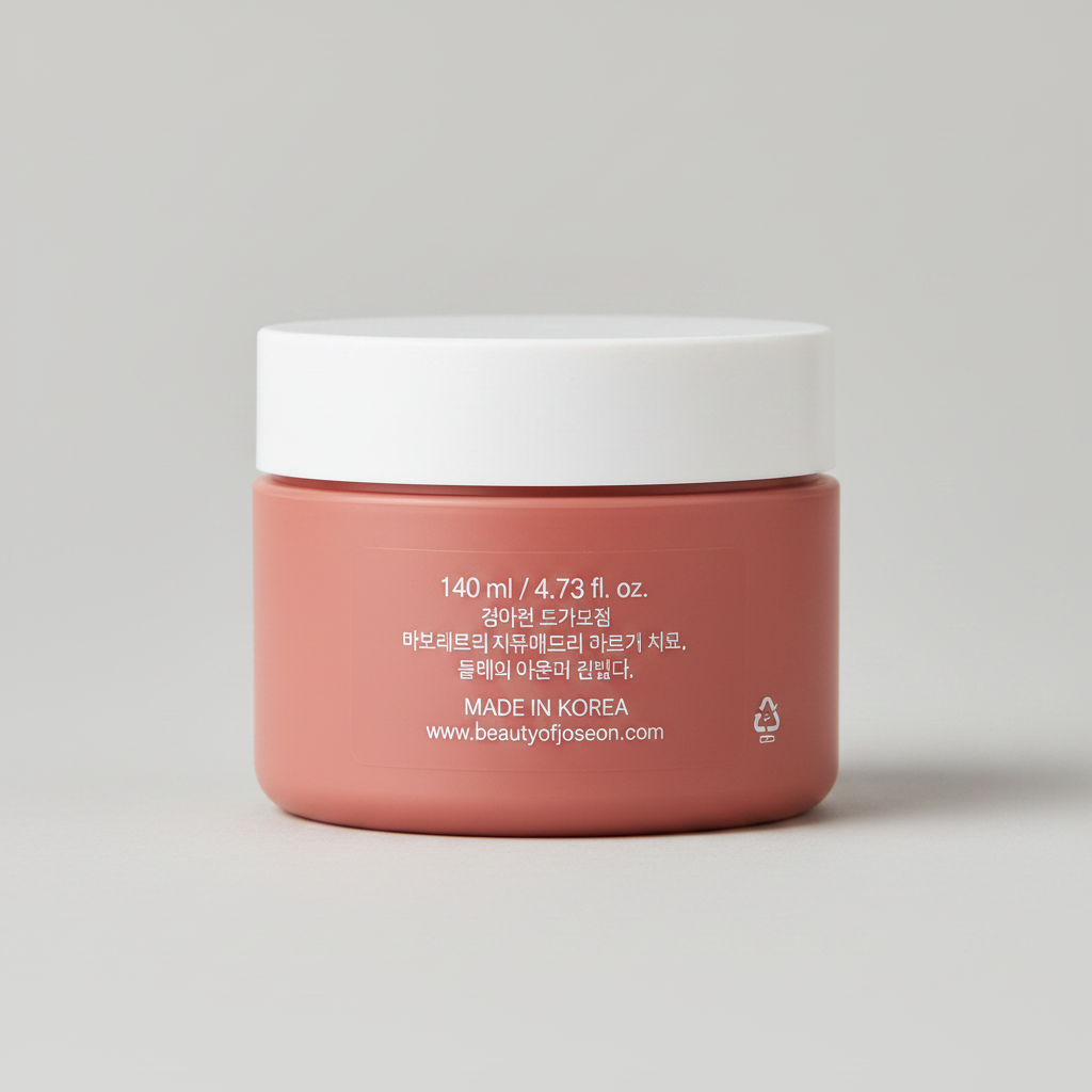 Beauty of Joseon Red Bean Refreshing Pore Mask 140ml – Back View