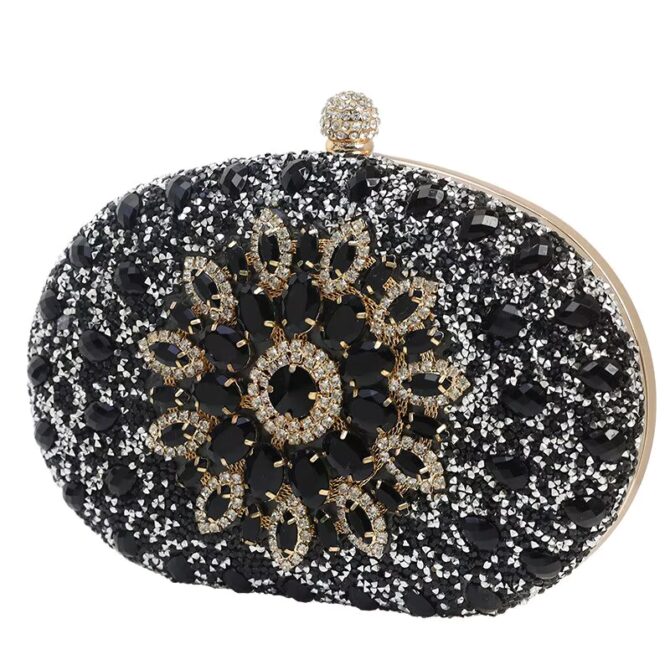 Glamorous Gala Handbag Black Diamond