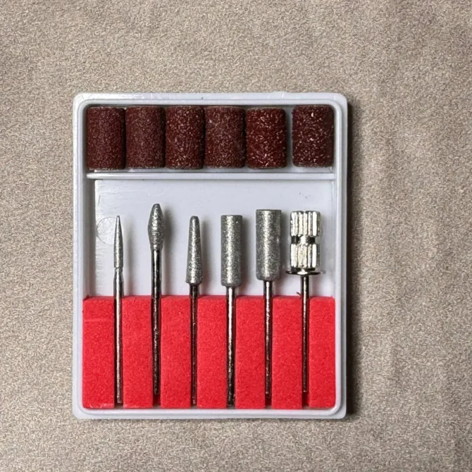 6 Piece Nail Drill Bit Set